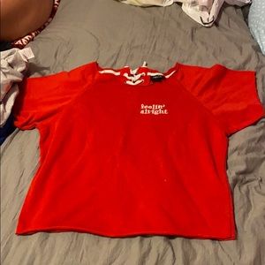 Red t-shirt